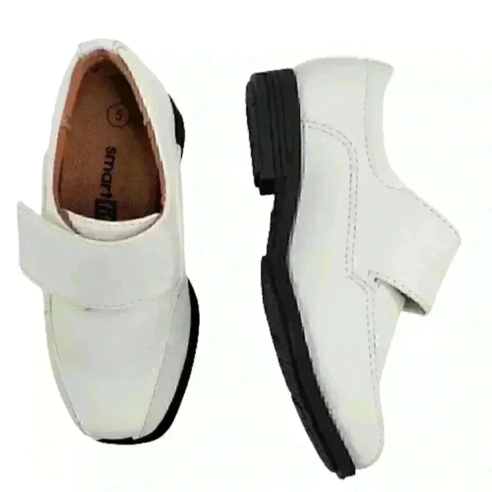 SmartFit Boys' Toddler Grant Strap Slip-On Dress Shoe Boy'